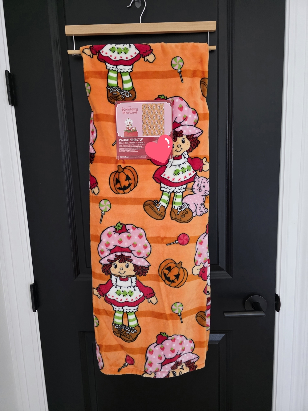 NWT Strawberry Shortcake Halloween Throw